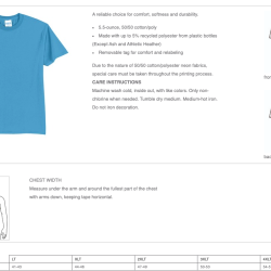 Port & Company Core Blend T-shirt (Carolina Blue) (Tall)